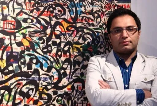 Mohammad Bozorgi, la lettre comme système : de l’héritage oriental à l’espace global