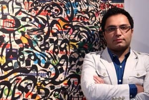 Mohammad Bozorgi, la lettre comme système : de l’héritage oriental à l’espace global